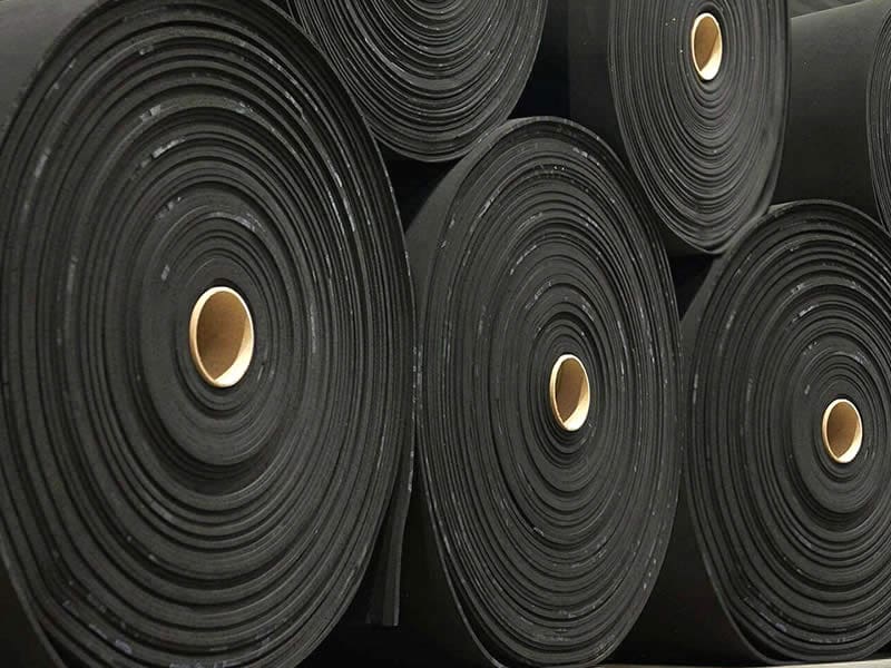 Rubber sheets for sealing applications